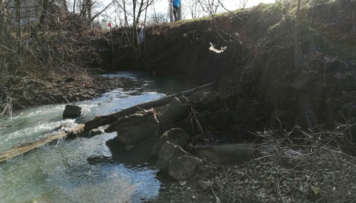 Zajištění břehového svahu toku Staviska (cyklostezka Konská) – úsek č. 10